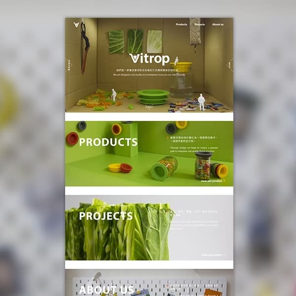 Vitrop設計-HTML,CSS,JS